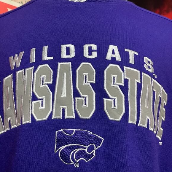Vintage Kansas State Wildcats Lee Sport NCAA Crewneck - Picture 2 of 7